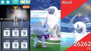 Shut up! We can solo Absol now! Psycho cut/dark pulse Absol solo (cloudy)