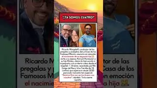 Ricardo Margaleff presenta a su segunda hija y derrite corazones 💕🍼