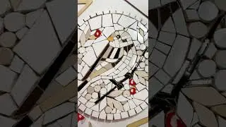 #snowbunting #snowseason #artist #mosaic #bird