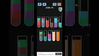 Water Colour Sort Level 76 #shorts #short #Shorts