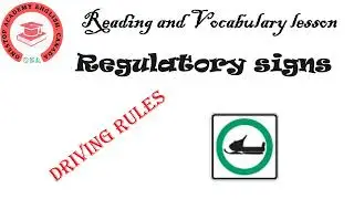 Learn English with Driving rules | snowmobiles sign  | Regulatory sign|  Onestop Academy English
