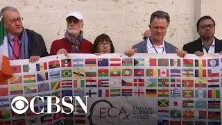 Survivors speak to bishops before the sexual abuse summit at the Vatican