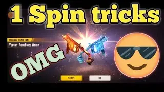 Free Fire New Vector skin !! 1 Spin Tricks !! #kkmgaming #gaming #1spintrickfreefire