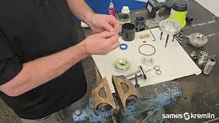 Sames Kremlin-10C18 & 02C85 Air Motor Assembly