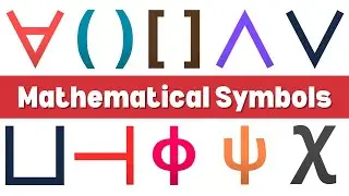 40 Mathematical Symbols with Image in English l 40 Math Symbols l English Vocabulary l Part 1