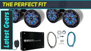 KICKER 45KM84L Waterproof Speakers w/LED's Bundle: Unveiling Marine Audio Excellence