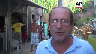 Brazilians enjoy a half-day holiday to watch their national team play in the World Cup