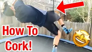 How To Cork On Trampoline**EASY**