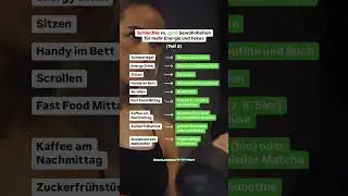 Mehr Fokus & Energie durch diese Gewohnheiten!