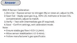How to Calibrate XNX IR (Infrared) Sensor | Step-by-Step Calibration Tutorial