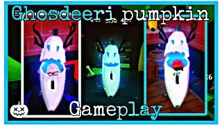 🤍Banana eats Roblox - Ghosdeeri pumpkin! Gameplay💙