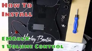 How To Install A Single EMG85X with 1 Volume Control | Tutorial