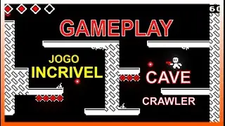 Jogo Novo de Plataforma INCRIVEL 🎮 Longplay Cave Crawler | Jogo Completo 🎮 2D PT BR  [2022]