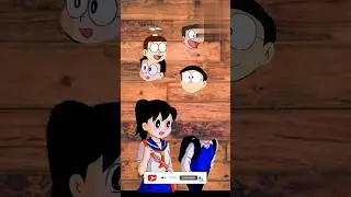 shizuka Love❤️ Nobita  wrong heads gameplay puzzle🔥 #shorts #shizukaNobita #short #shorts