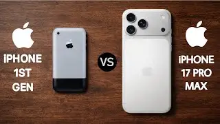 the FIRST iPhone vs the LATEST iPhone | iPhone 1 vs iPhone 17 Pro Max 