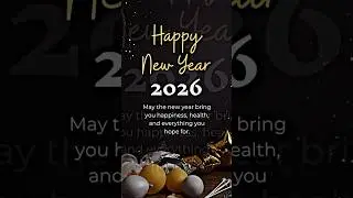 Happy New Year 2026 🎊 | New Year WhatsApp status Video #happynewyear2026 #ytshorts