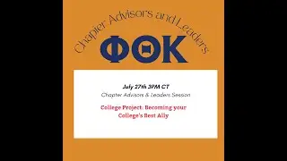 College Project: Becoming your Chapter's Best Ally