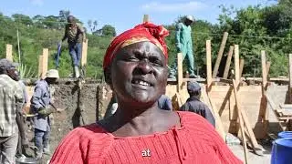 Week 1 of Kyatungu Ngome's sand dam construction