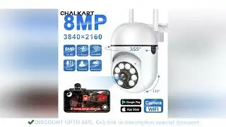 8MP Wifi IP Outdoor Wireless Security Surveillance PTZ Camera 4X Zoom Cameras AI Human Tracking Two-