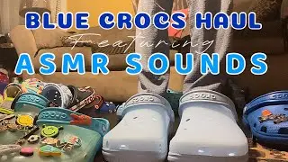 Blue Crocs Haul with #ASMR Sounds #bluecrocshaul #asmrtap #bluecrochaul #bluecrocs #blucrocshaul