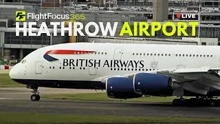 Heathrow Airport Live - RED ARROWS FLYPAST Wednesday 17th September 2025