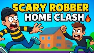 Scary Robber Home Clash Gameplay 🔥 Funniest Robber Escape & Pranks | Best Mobile Game 2025