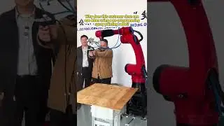Spray robot #spray #spraypaint #robot #industrialrobot #sixaxisrobot #automated #robotarm #machine
