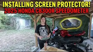 2025 Honda CB300R Screen Protector Install | Dashboard Protection