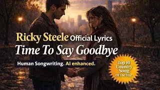Time To Say Goodbye by Ricky Steele -Official Lyric Video