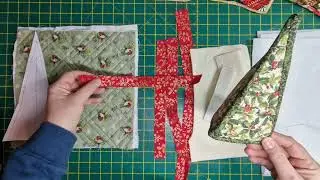 3D Quilted Triangle Christmas Trees