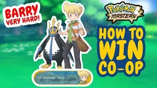 How To Win Co-Op Beating Barry EX Challenge Pokemon Masters