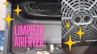COMO LIMPIAR 🧽🧽 LA FREIDORA DE AIRE|| Limpieza profunda