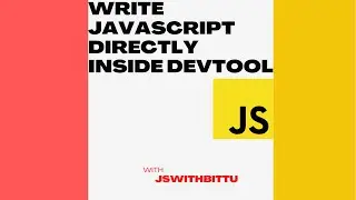 write code Directly in the DevTool