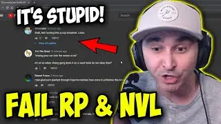 Summit1g GOES ON A RANT ABOUT FAIL RP & NVL After Seeing The Youtube Comments!