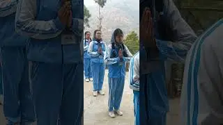 Morning prayer #bliss #school #chandrapuri 🙏