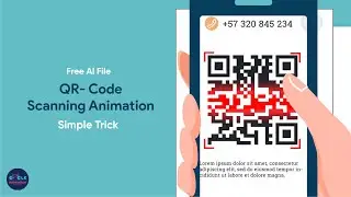 QR Code Animation using After Effects Tutorial by cycle animation