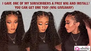 RESHINE WATER WAVE WIG INSTALL/REVIEW + Wig Giveaway
