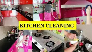 50 Minutes Daily Morning Kitchen Cleaning Routine | Kitchen Cleaning Tips | Cleaning Motivation
