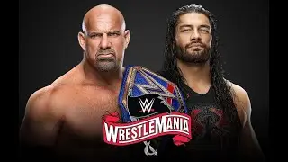 Roman Reigns vs Goldberg WWE 2020 wrestling news game play wwe2k19