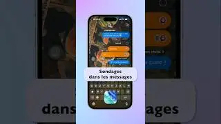 Utiliser les sondages dans Messages sur iPhone
