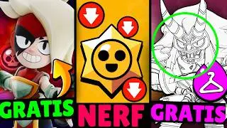 NERF a los DROPS LEGENDARIOS, CAMBIOS de BALANCE SECRETOS, SKIN HIPERCARGADA GRATIS, BRAWLER GRATIS+