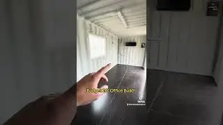 Budget 20&rsquo; Office Build that Functions Perfect and is Super Efficient! #shippingcontainer #tinyhouse