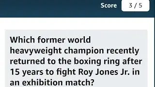Which former world heavyweight champion recently returned to the boxing ring after 15 years to fight