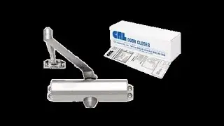 CRL PR80A CRL Adjustable Spring Power Size 2 to 5 Surface Mount Door Closer   Aluminum