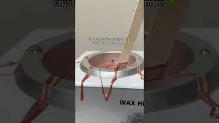 Crusty wax pots ❌ Melting pot electric ✅😍 #wax #waxing #meltingpot #wakse