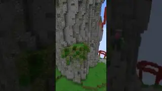 Lil overhang #minecraft #applecraft #minecraftbuilds #minecraftlandscaping