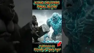 Million Years Ago: Kong Strikes the Glacier Titan #shorts
