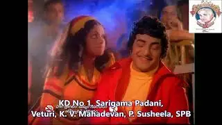 Veturi gari Paata II కెడి నెo 1 II Sarigama Padani I Mahadevan I P. Susheela I SPB i NTR I Jayasudha