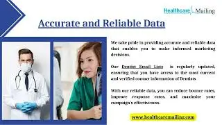 where we can get dentists email list