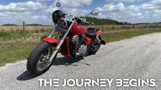 The Journey Begins.. I bought my first Honda Shadow 750 Spirit!